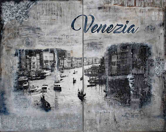 venezia, canvas painting