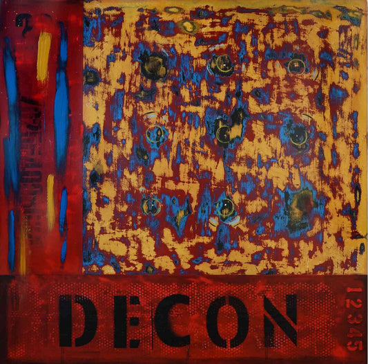 Decon, painting on panel