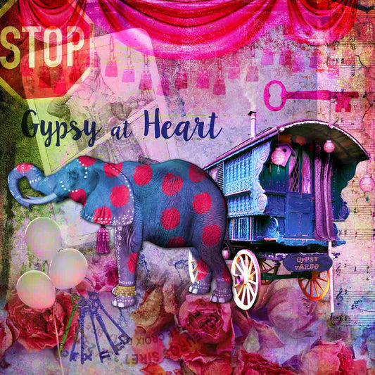 Gypsy at Heart, metal print