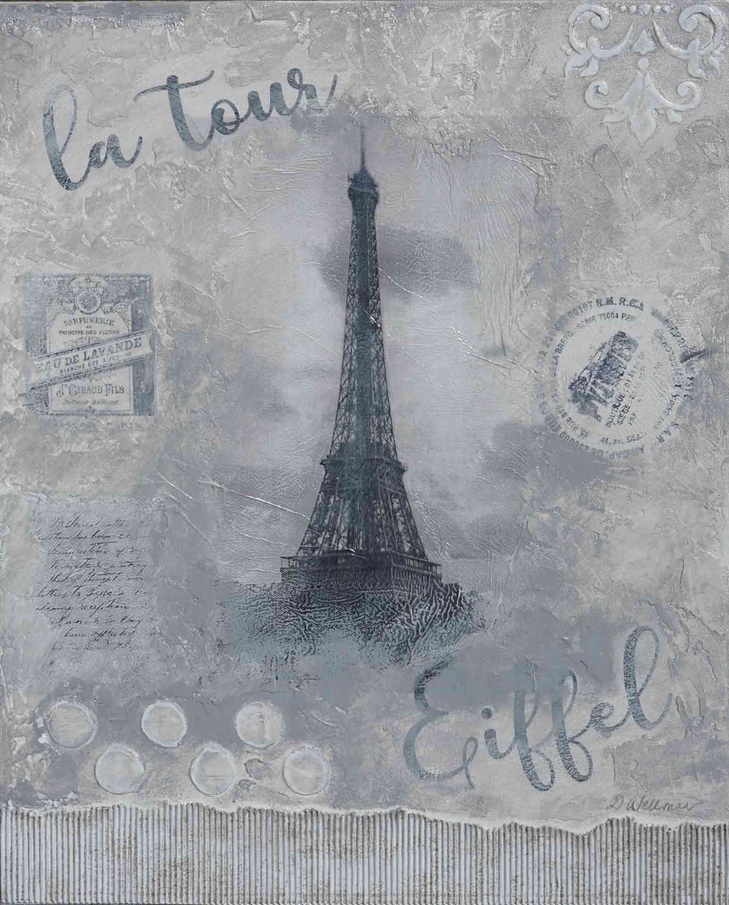 La Tour Eiffel, canvas painting