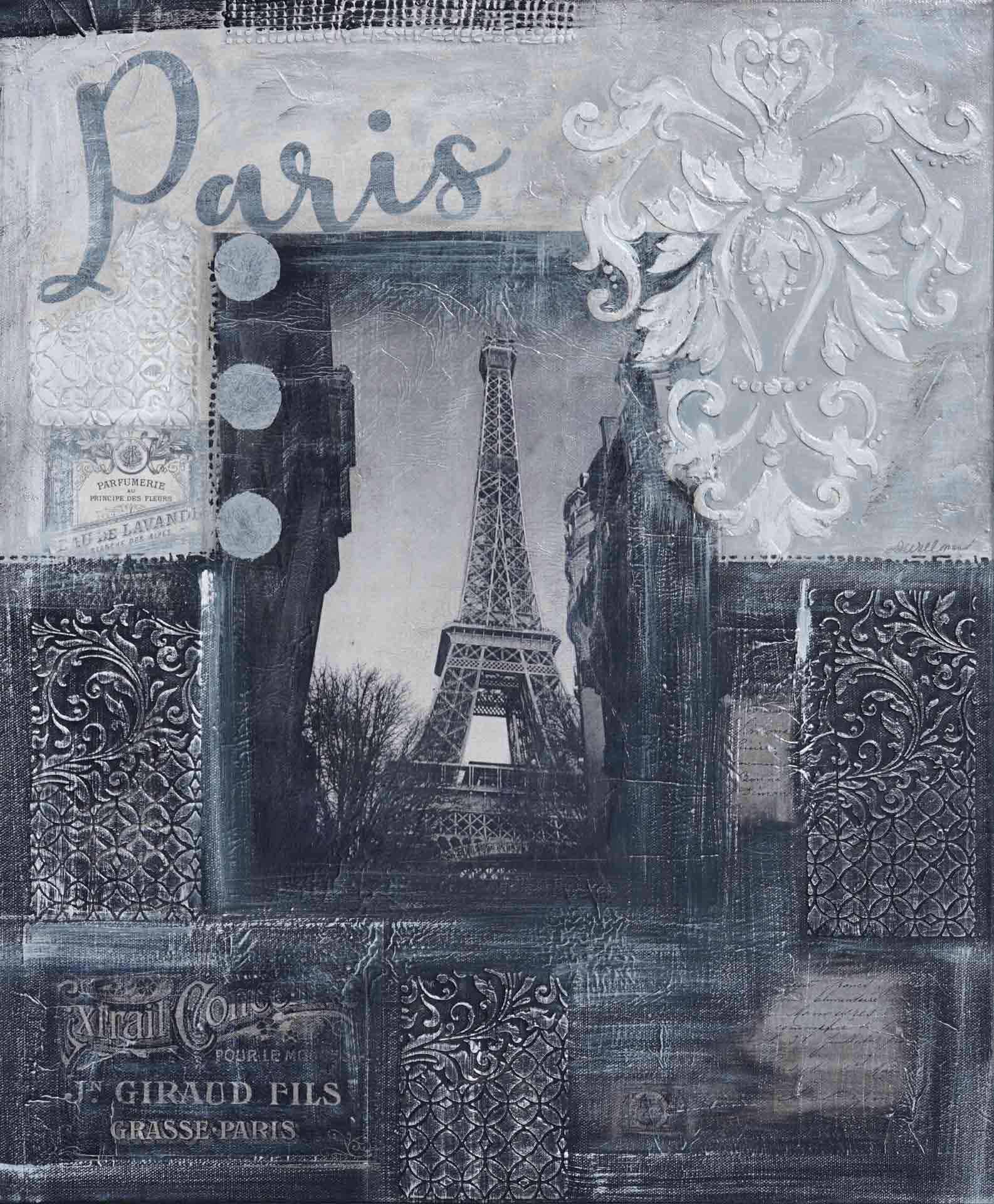 Paris, canvas painting