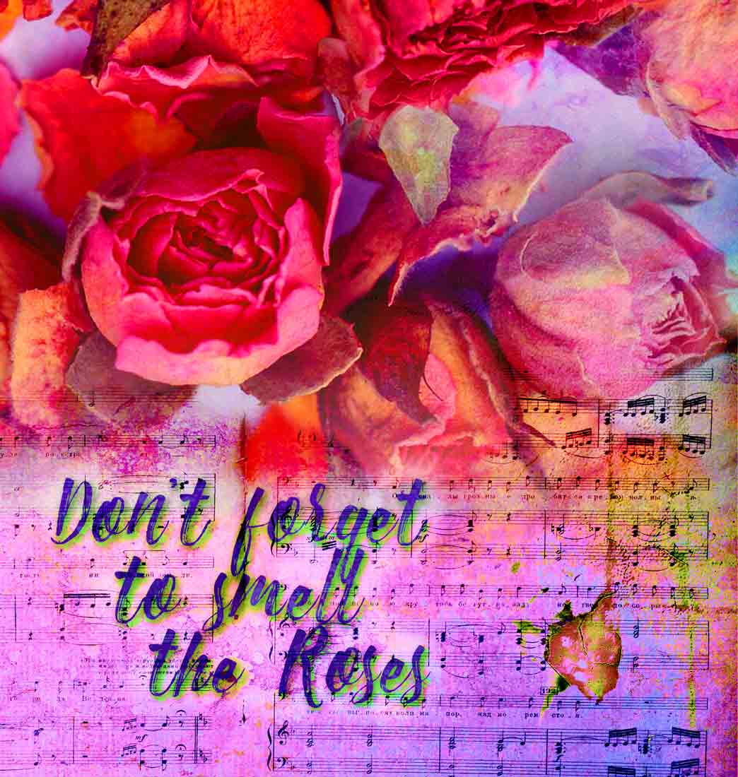 Smell the Roses, metal print